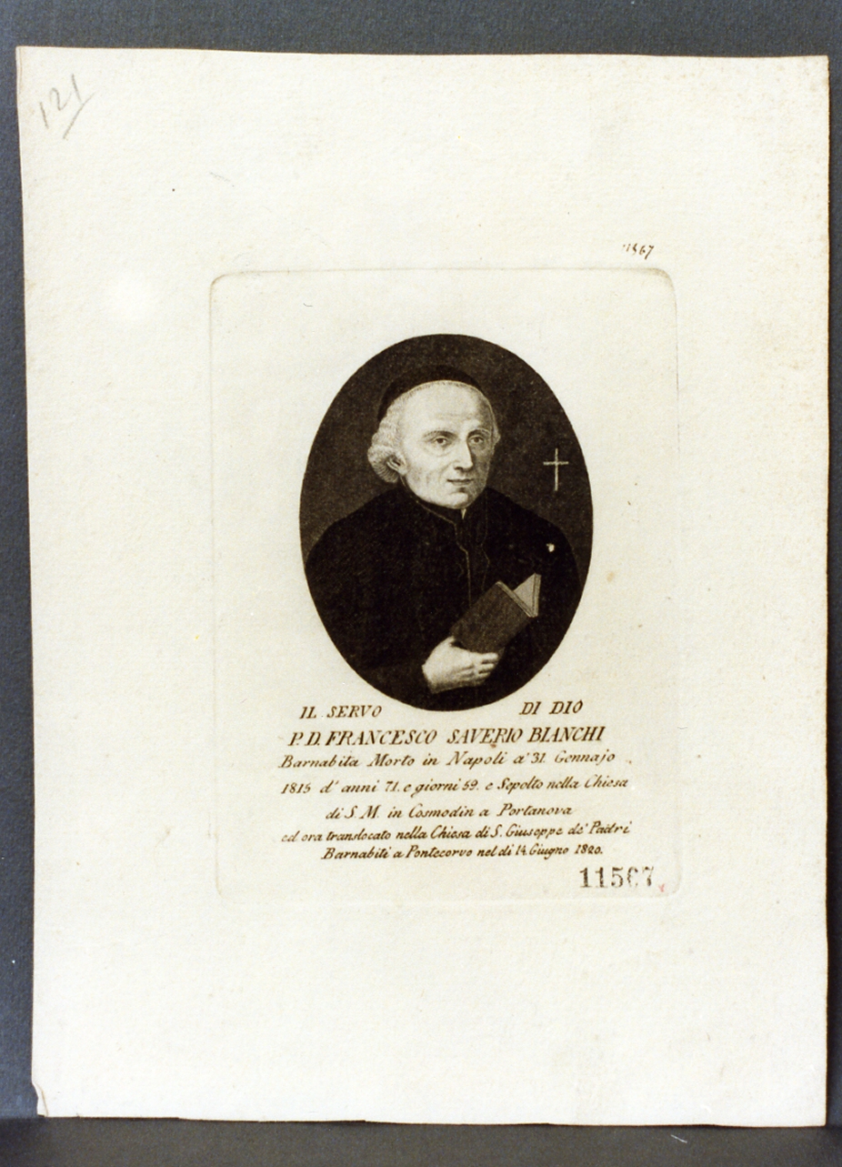 ritratto d'uomo (stampa) - ambito napoletano (sec. XIX)