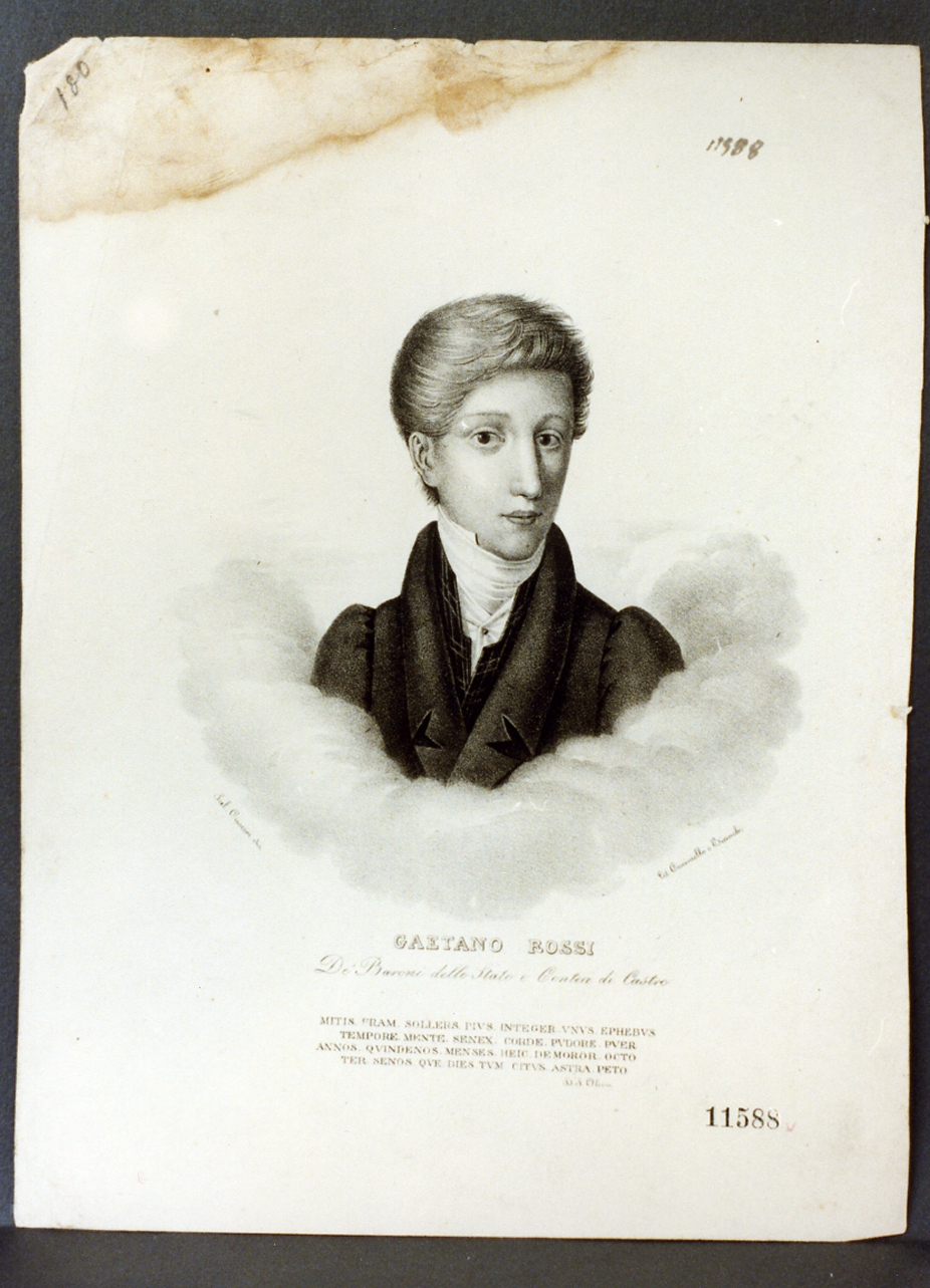 ritratto d'uomo (stampa) - ambito italiano (sec. XIX)