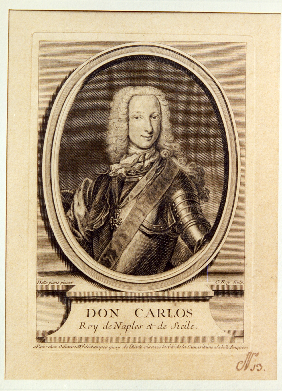 ritratto d'uomo (stampa) di Roy Claude (sec. XVIII)