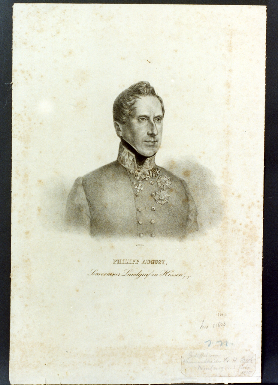 ritratto d'uomo (stampa) - ambito tedesco (prima metà sec. XIX)