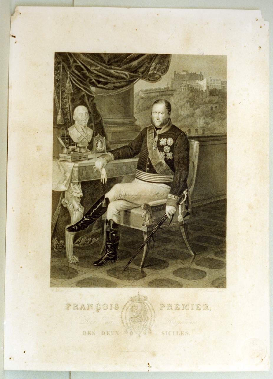 ritratto d'uomo (stampa) - ambito italiano (sec. XIX)