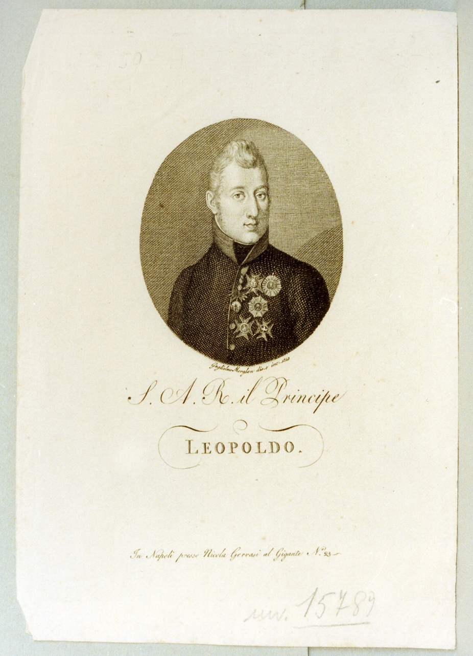 ritratto d'uomo (stampa) di Morghen Guglielmo (sec. XIX)