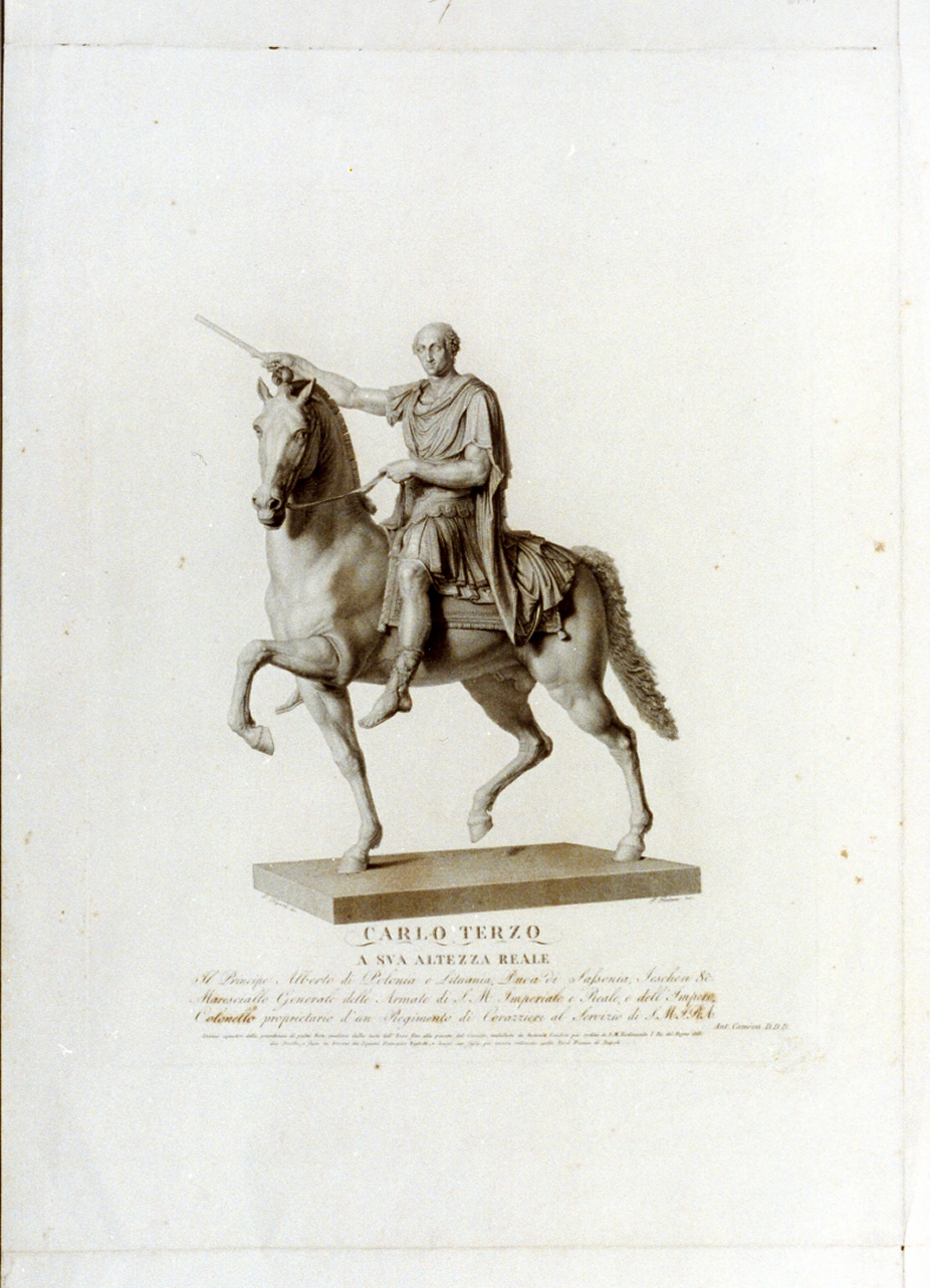 ritratto d'uomo (stampa) di Tognolli Giovanni, Fontana Pietro (sec. XIX)