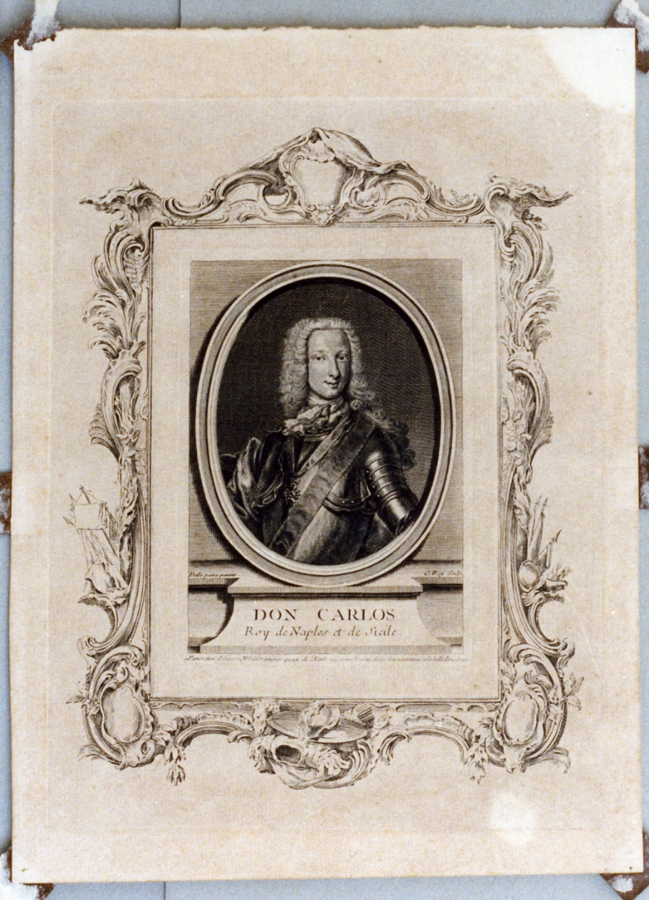 ritratto d'uomo (stampa) di Roy Claude (sec. XVIII)