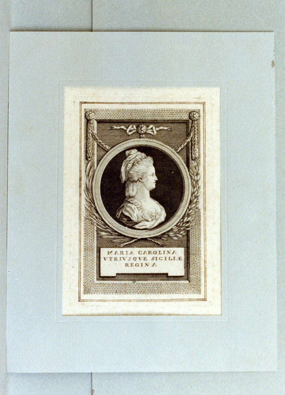 ritratto di donna (stampa) - ambito italiano (sec. XVIII)