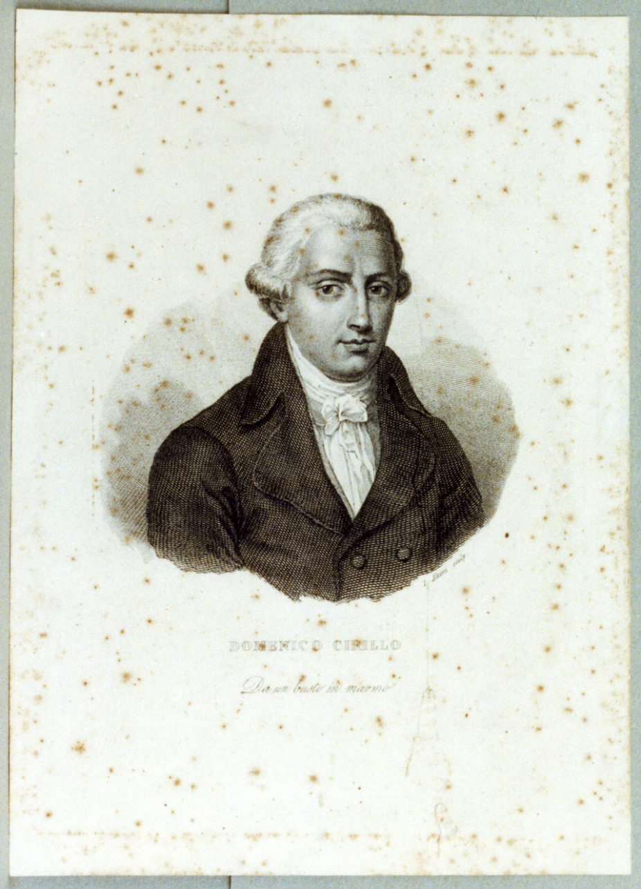 ritratto d'uomo (stampa) di Altini Ignazio (prima metà sec. XIX)