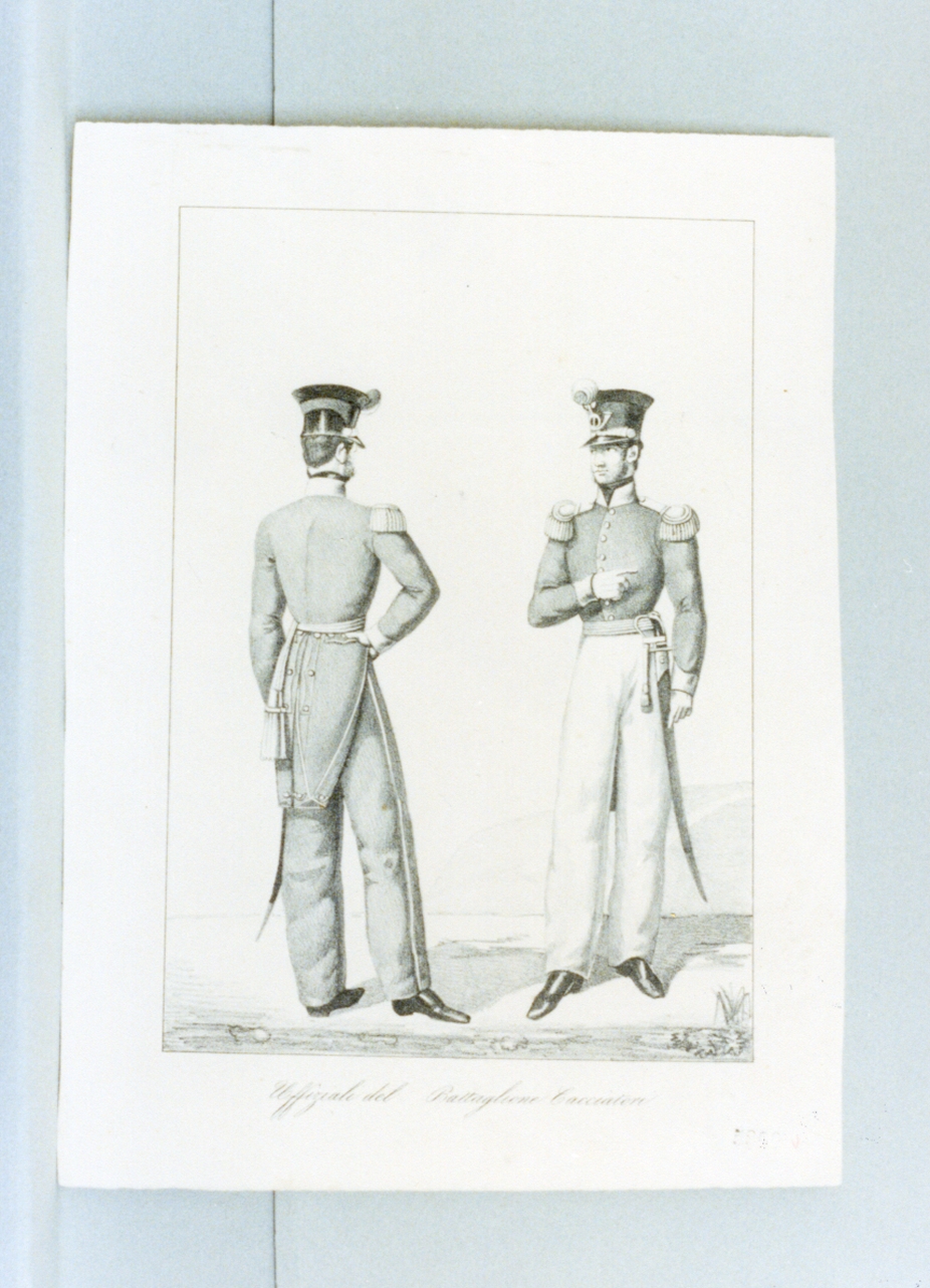 figure maschili (stampa) - ambito italiano (sec. XIX)
