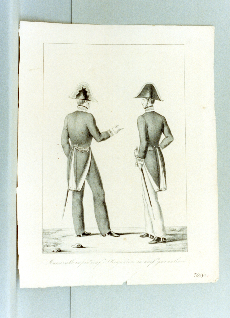 figure maschili (stampa) - ambito italiano (sec. XIX)