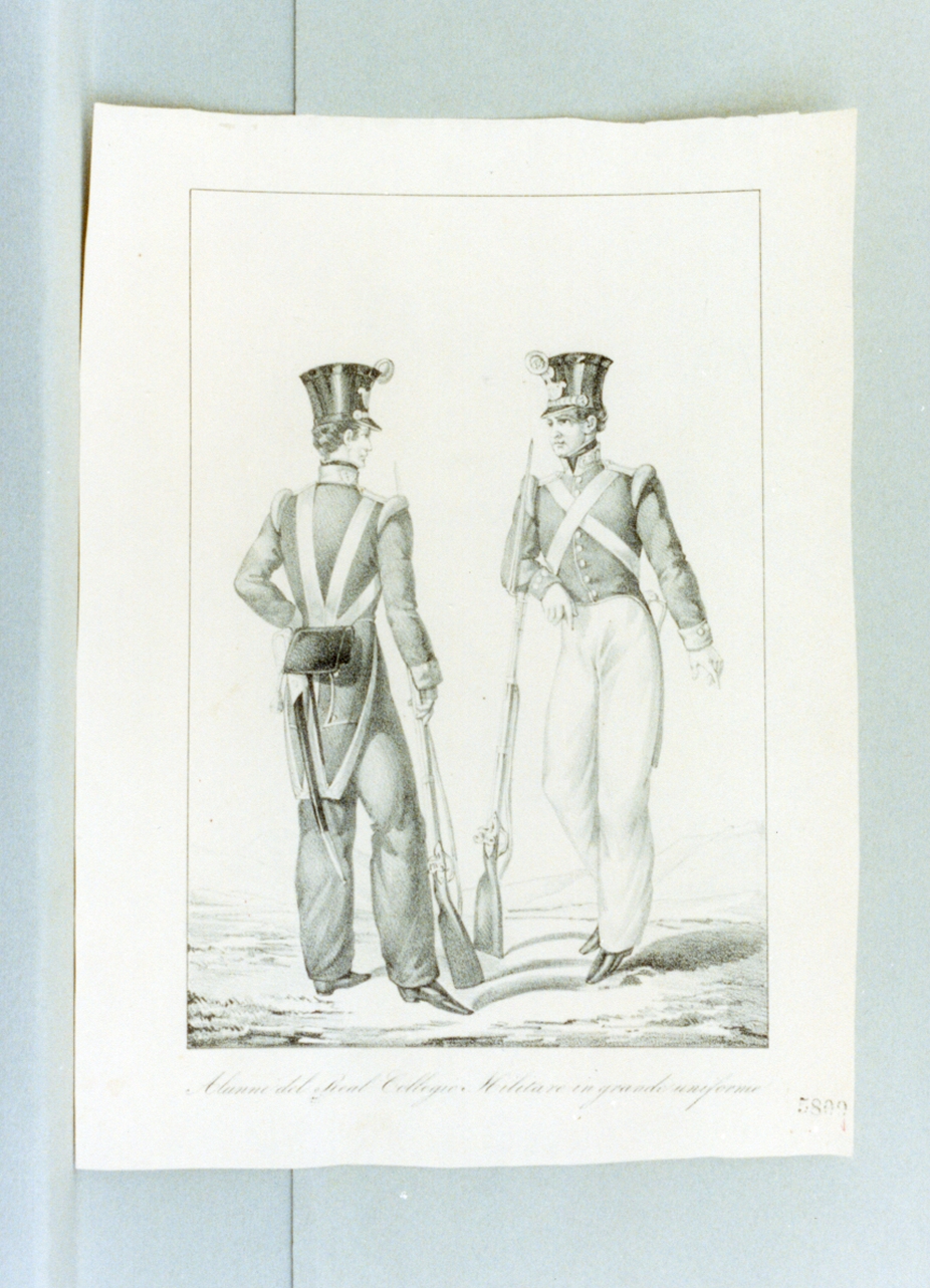 figure maschili (stampa) - ambito italiano (sec. XIX)