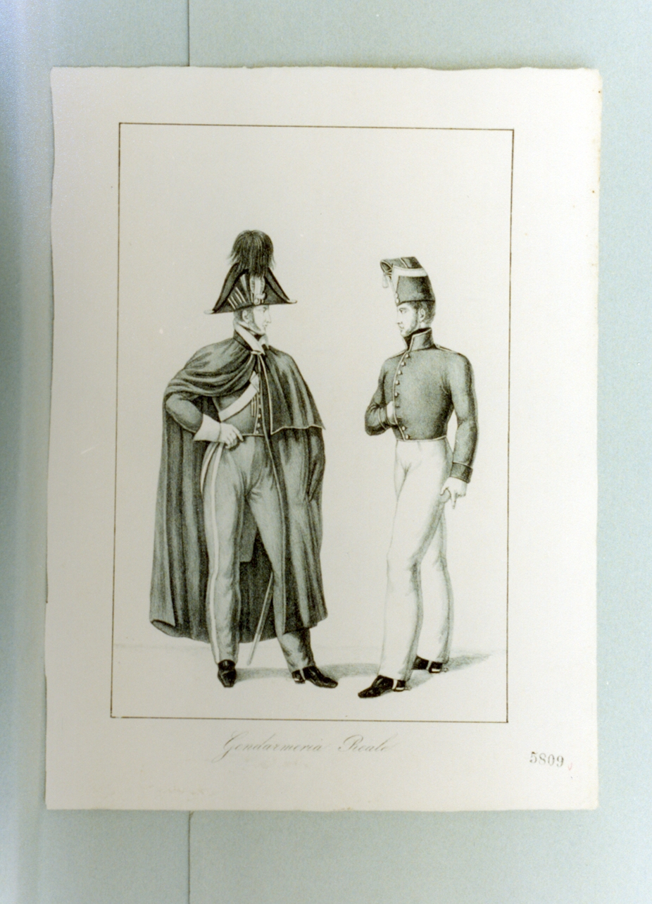 figure maschili (stampa) - ambito italiano (sec. XIX)