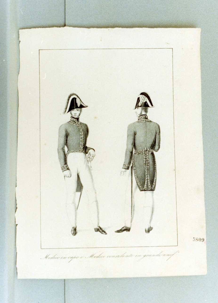 figure maschili (stampa) - ambito italiano (sec. XIX)