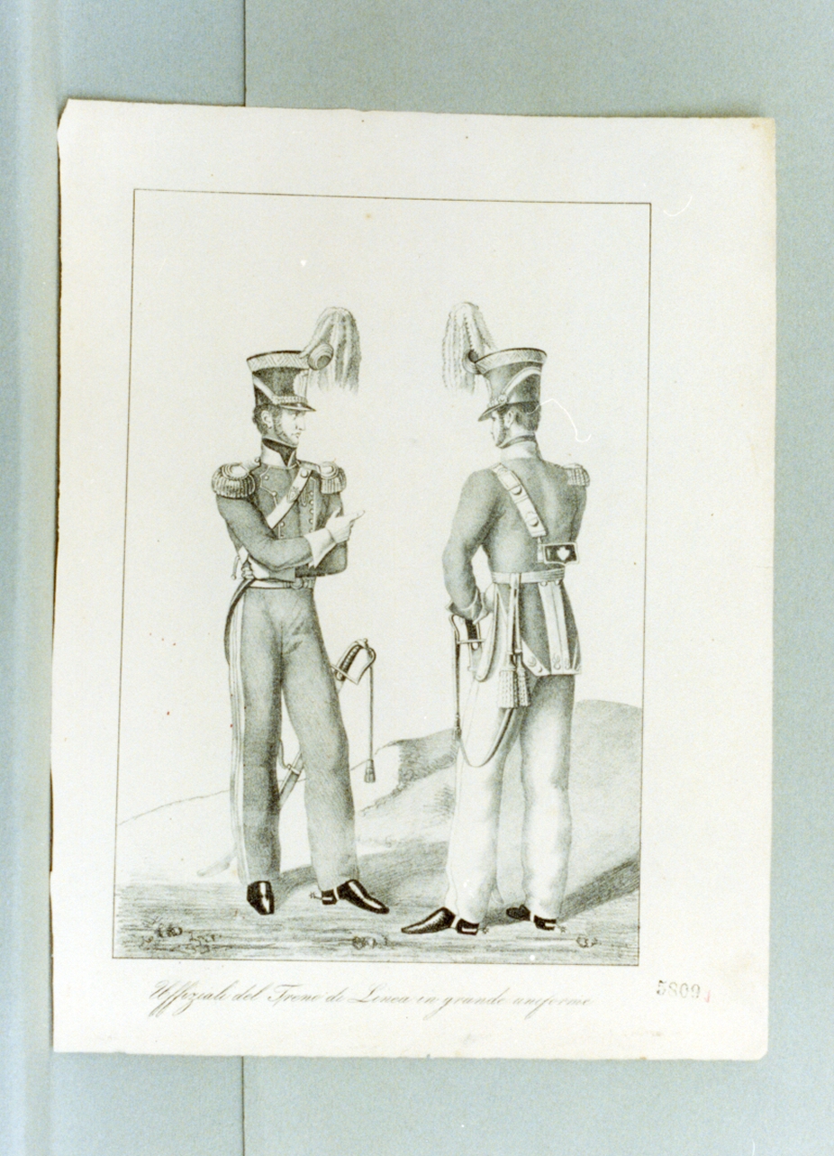 figure maschili (stampa) - ambito italiano (sec. XIX)