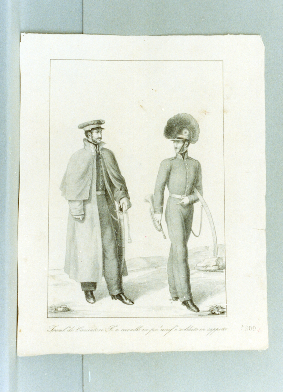 figure maschili (stampa) - ambito italiano (sec. XIX)