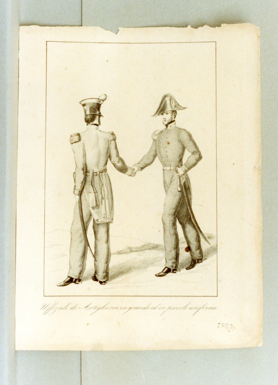 figure maschili (stampa) - ambito italiano (sec. XIX)