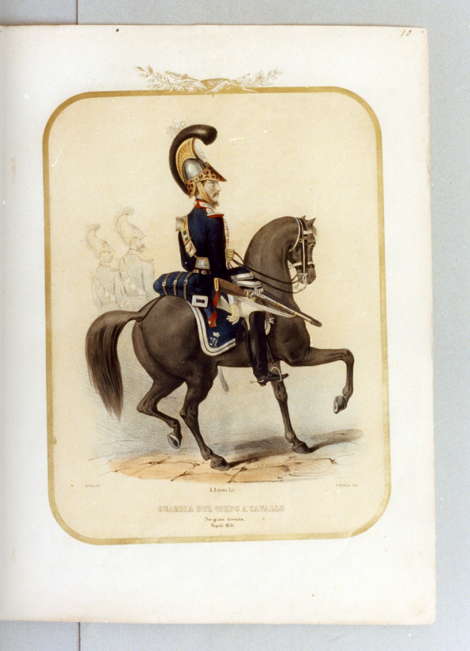 figura maschile (stampa a colori) di Zezon Antonio, Ruo Gennaro (sec. XIX)