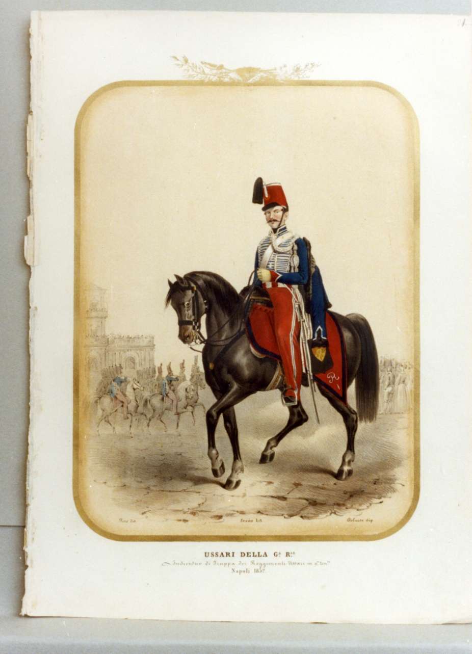 figura maschile (stampa a colori) di Zezon Antonio, Ruo Gennaro (sec. XIX)