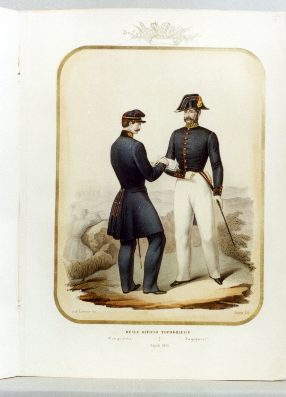 figure maschili (stampa a colori) di Zezon Antonio (sec. XIX)