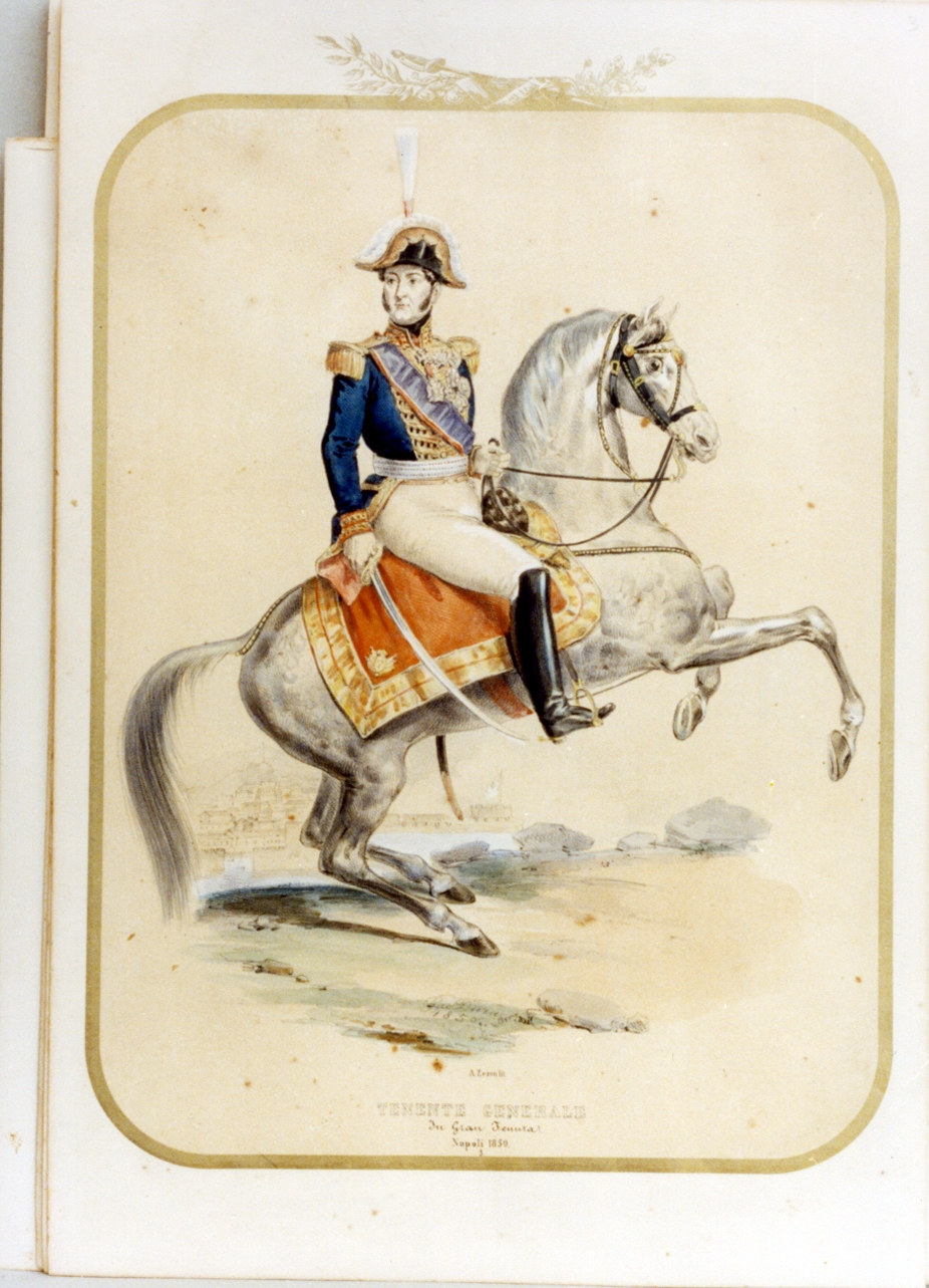 figura maschile (stampa a colori) di Zezon Antonio, Dura Gaetano (sec. XIX)