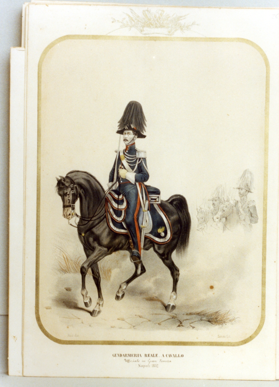figura maschile (stampa a colori) di Zezon Antonio, Ruo Gennaro (sec. XIX)