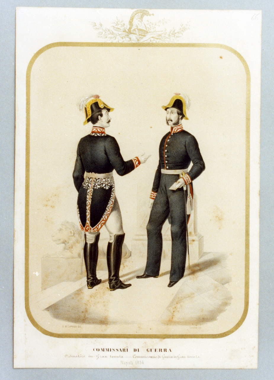 figure maschili (stampa a colori) di Zezon Antonio (sec. XIX)