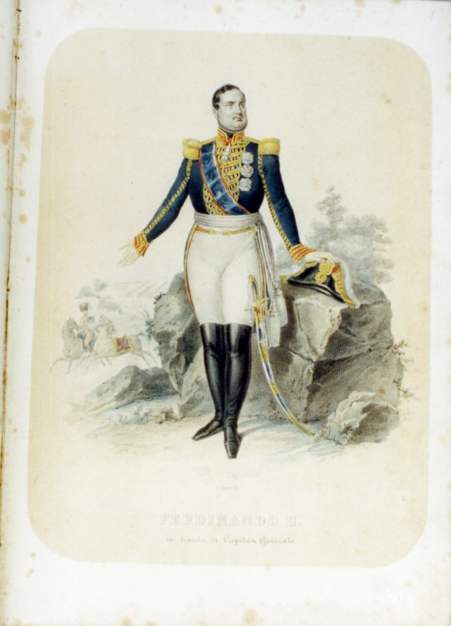 ritratto d'uomo (stampa a colori) di Zezon Antonio, Dura Gaetano (sec. XIX)