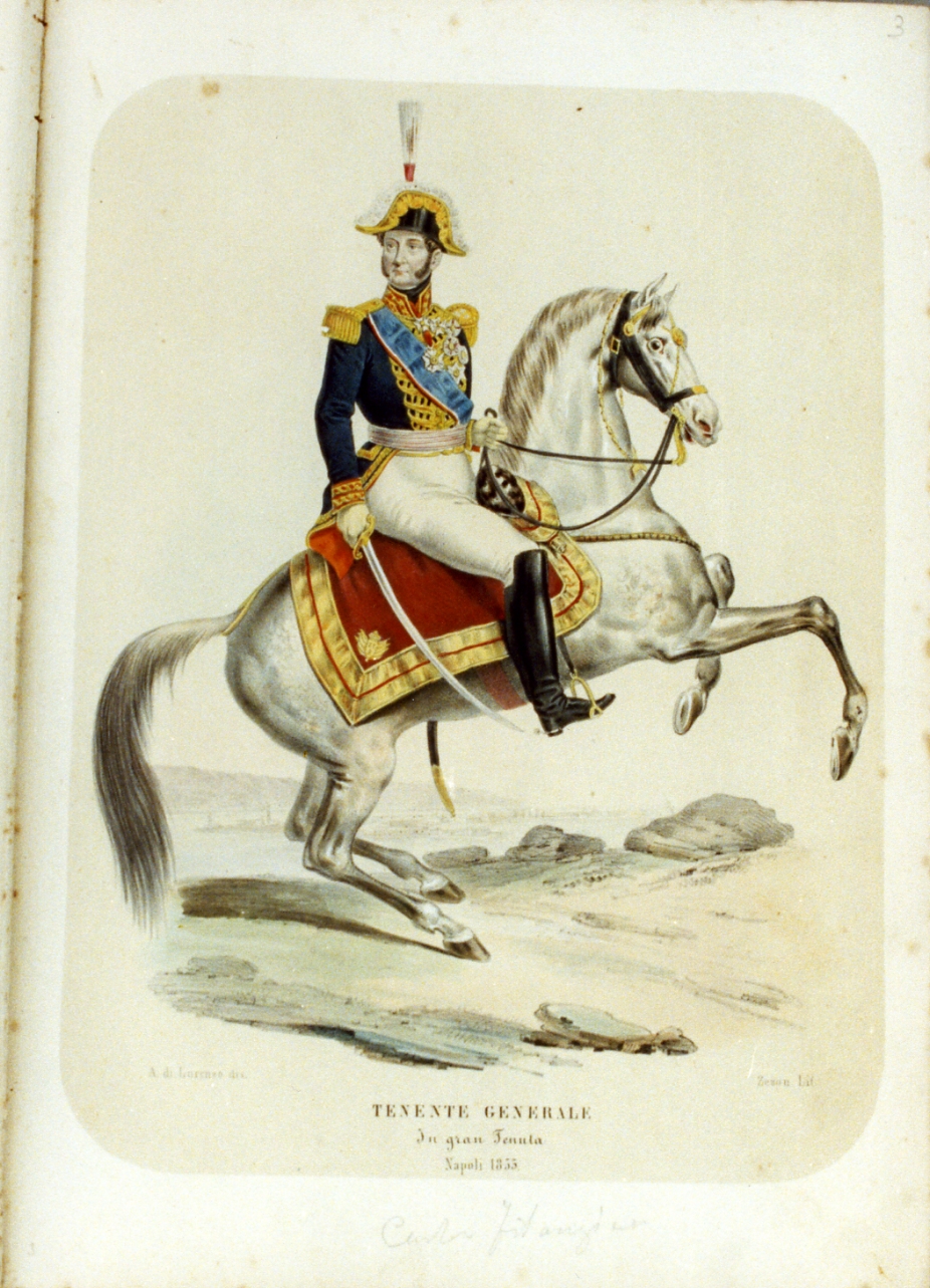 figura maschile (stampa a colori) di Zezon Antonio (sec. XIX)