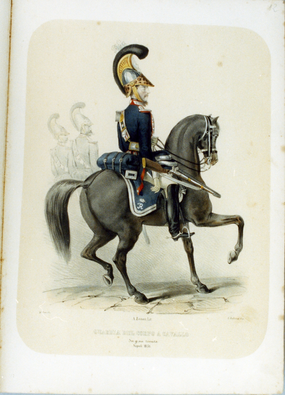 figura maschile (stampa a colori) di Ruo Gennaro, Zezon Antonio (sec. XIX)