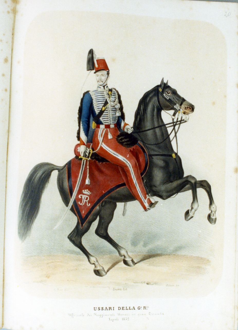 figura maschile (stampa a colori) di Zezon Antonio, Ruo Gennaro (sec. XIX)