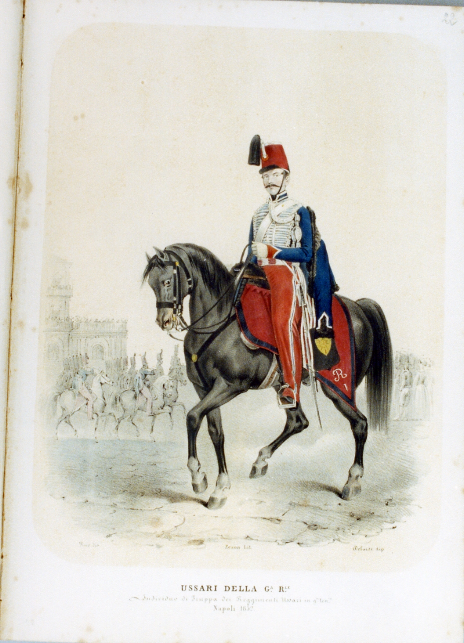 figura maschile (stampa a colori) di Ruo Gennaro, Zezon Antonio (sec. XIX)