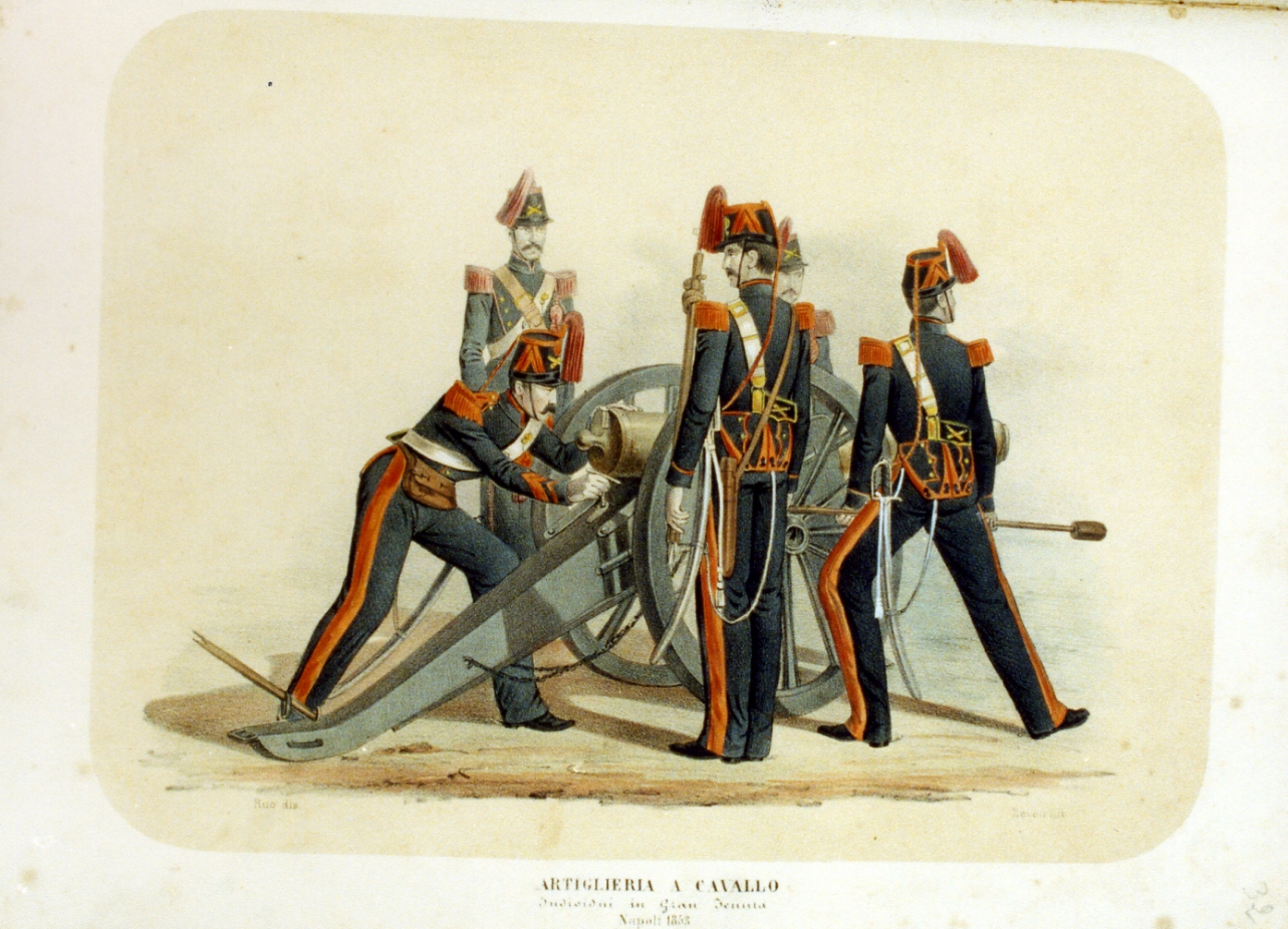 figure maschili (stampa a colori) di Zezon Antonio, Ruo Gennaro (sec. XIX)