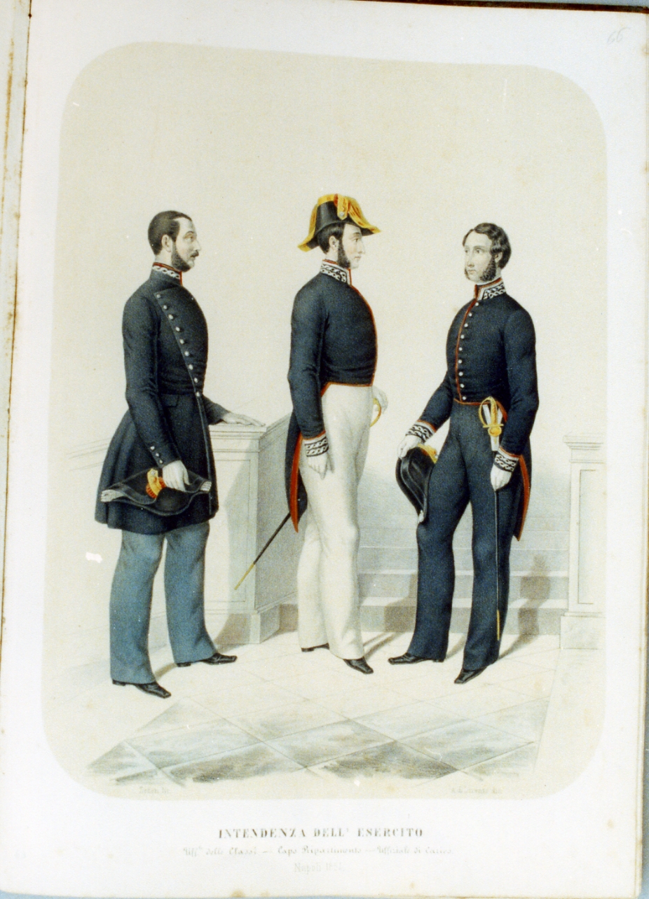 figure maschili (stampa a colori) di Zezon Antonio (sec. XIX)