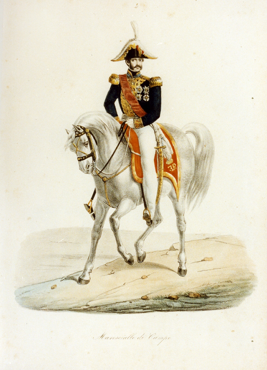 figura maschile (stampa a colori) - ambito italiano (sec. XIX)