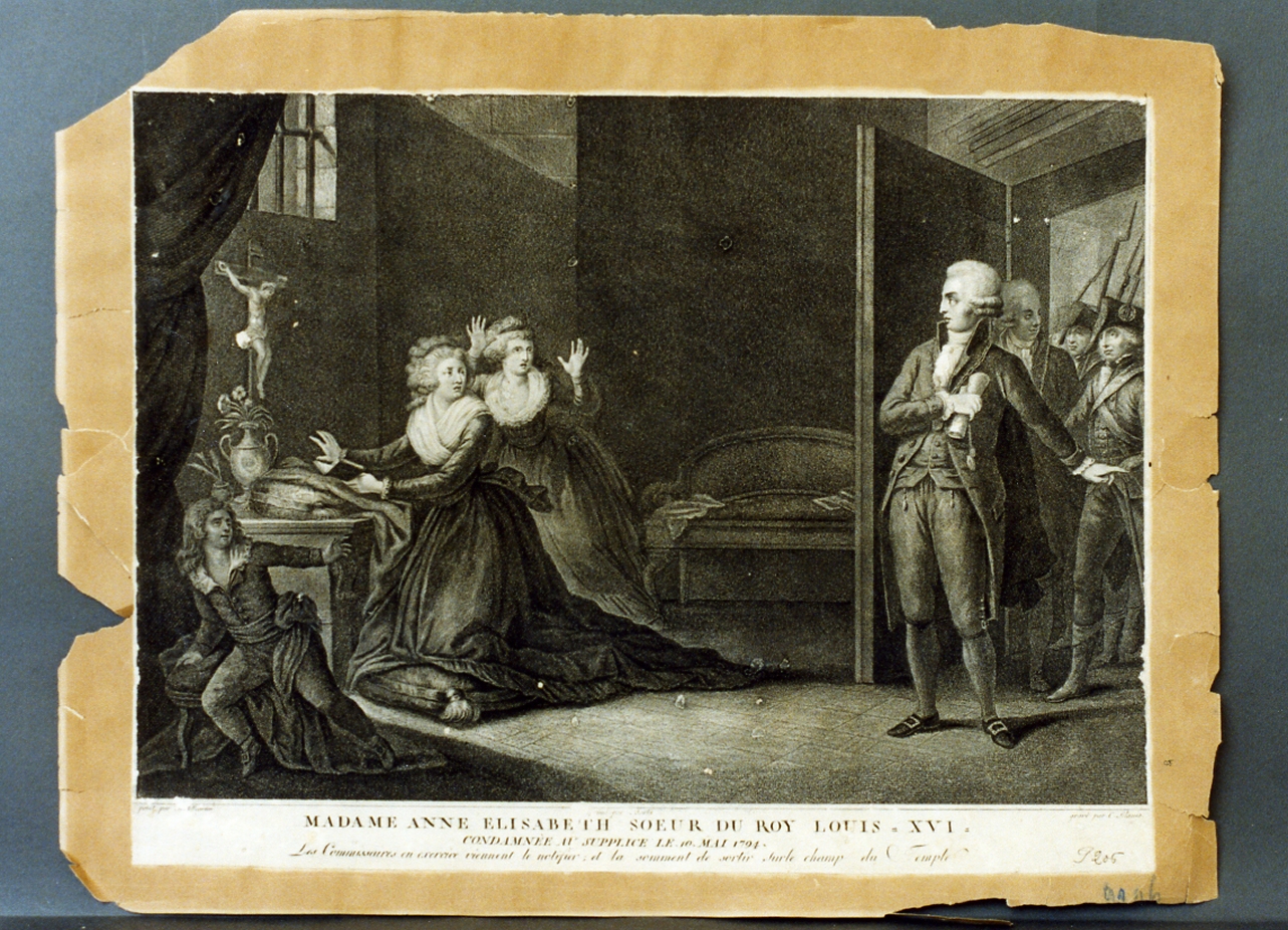 episodi della vita di re Luigi XVI (stampa) - ambito francese (secc. XVIII/ XIX)