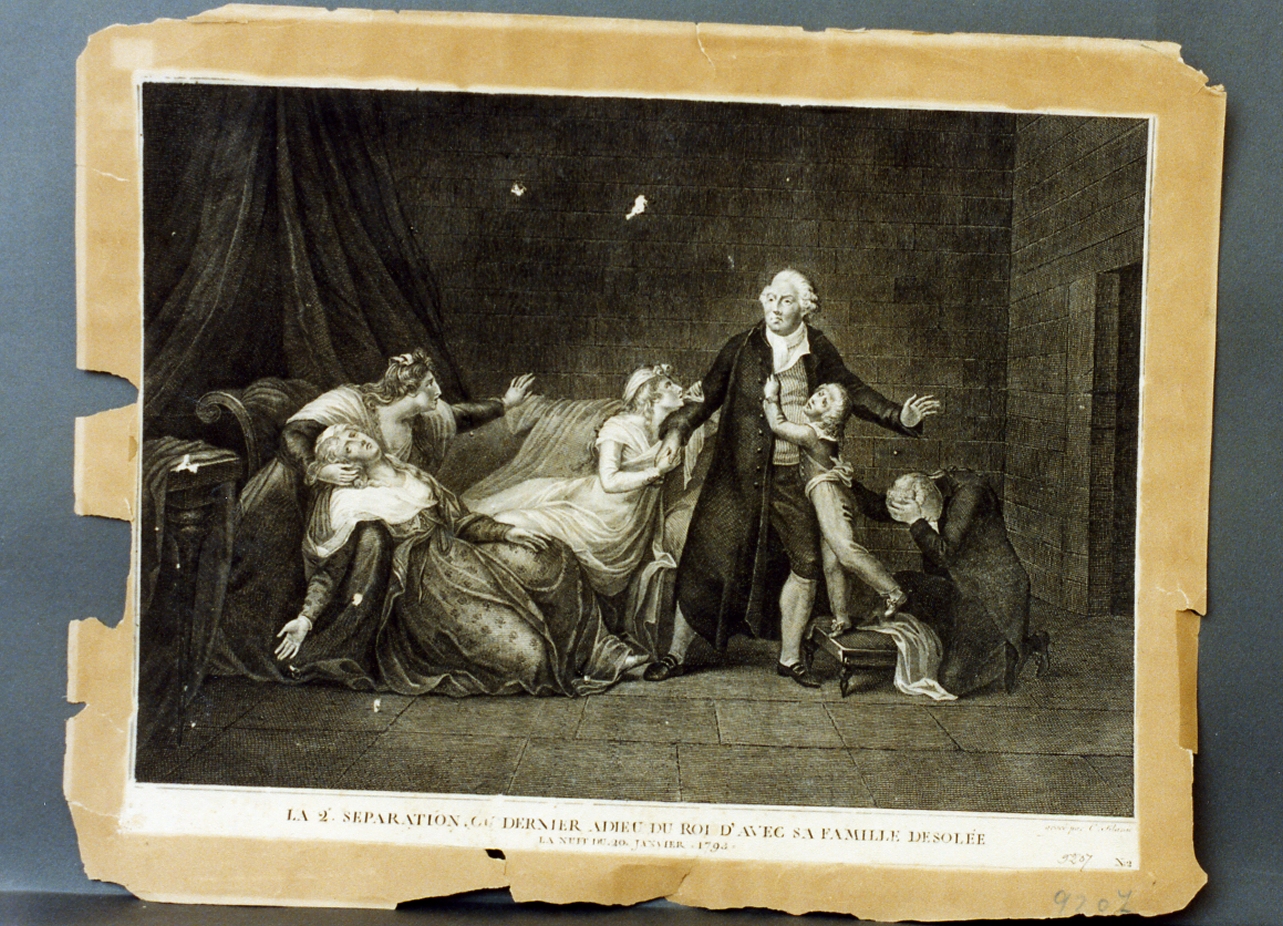 episodi della vita di re Luigi XVI (stampa) - ambito francese (secc. XVIII/ XIX)