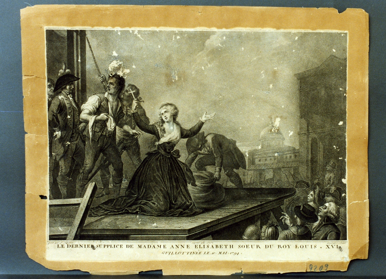 episodi della vita di re Luigi XVI (stampa) - ambito francese (secc. XVIII/ XIX)