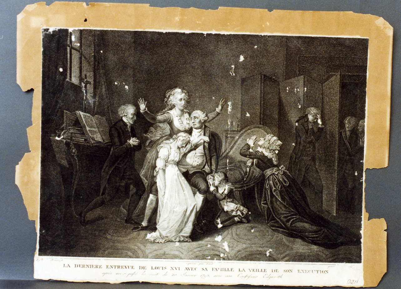 episodi della vita di re Luigi XVI (stampa) - ambito francese (secc. XVIII/ XIX)