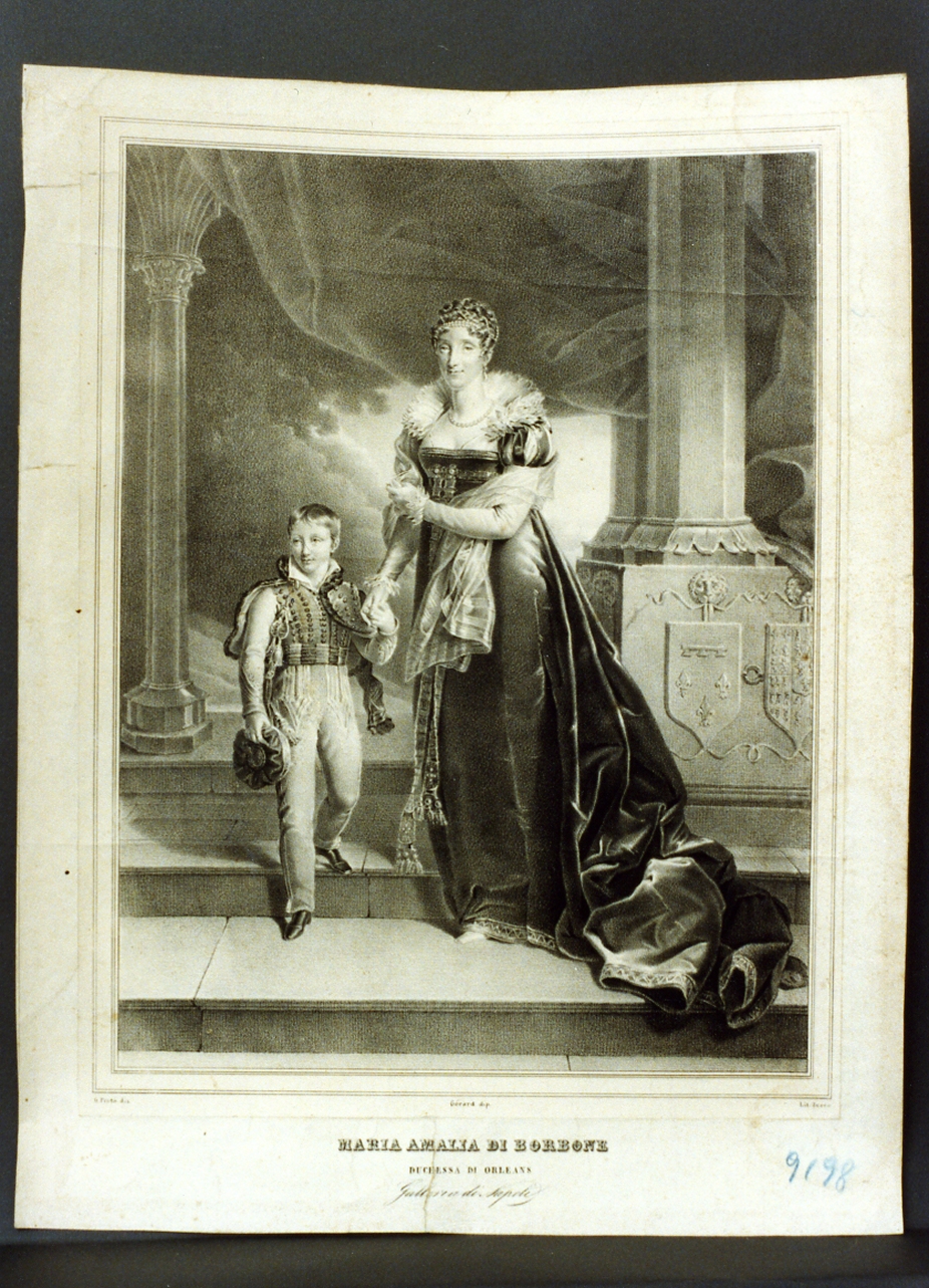 ritratto di donna (stampa) di Zezon Antonio (prima metà sec. XIX)