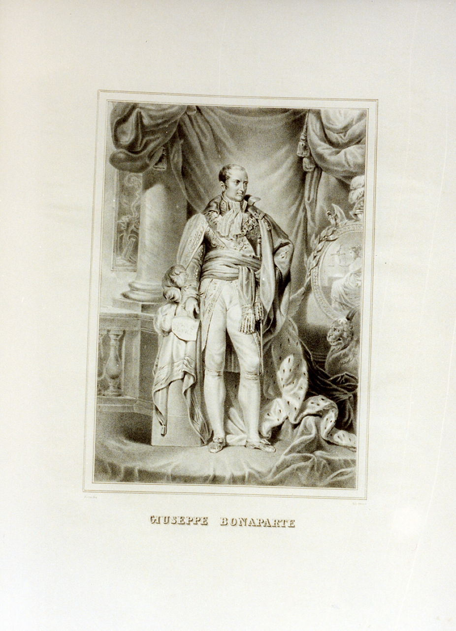 ritratto di re Giuseppe Bonaparte (stampa) - ambito napoletano (sec. XIX)