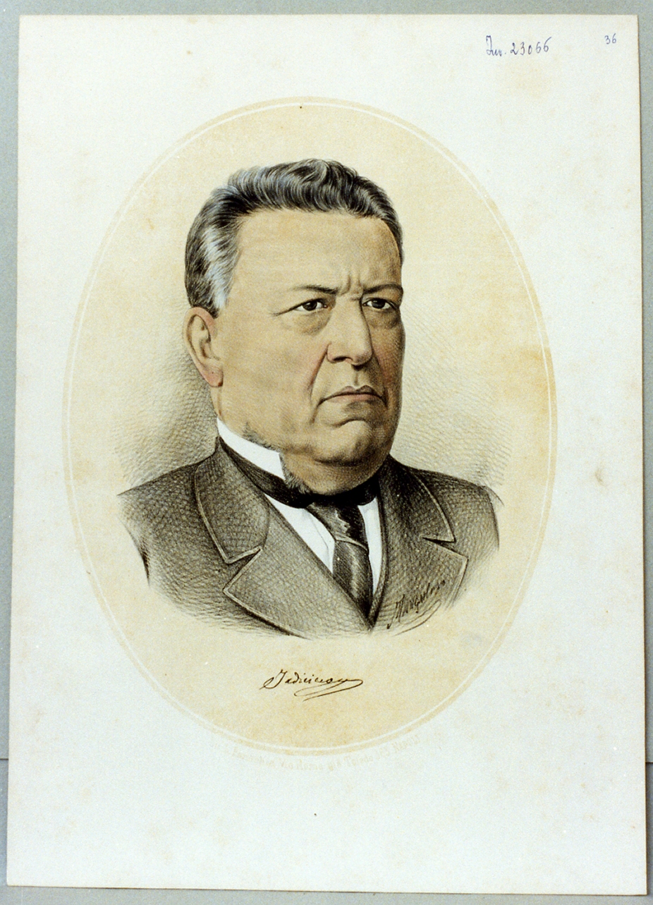 ritratto di Antonio Jadicicco (stampa) di Manganaro Antonio (sec. XIX)