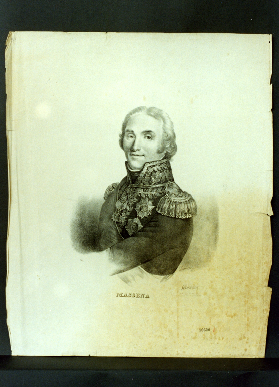 ritratto di Massena (stampa) - ambito napoletano (sec. XIX)