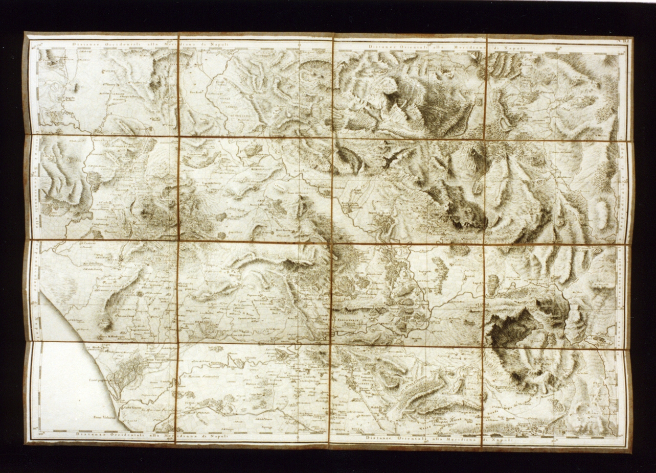 carta geografica di una provincia del Regno di Napoli (stampa) di Guerra Giuseppe (sec. XVIII)