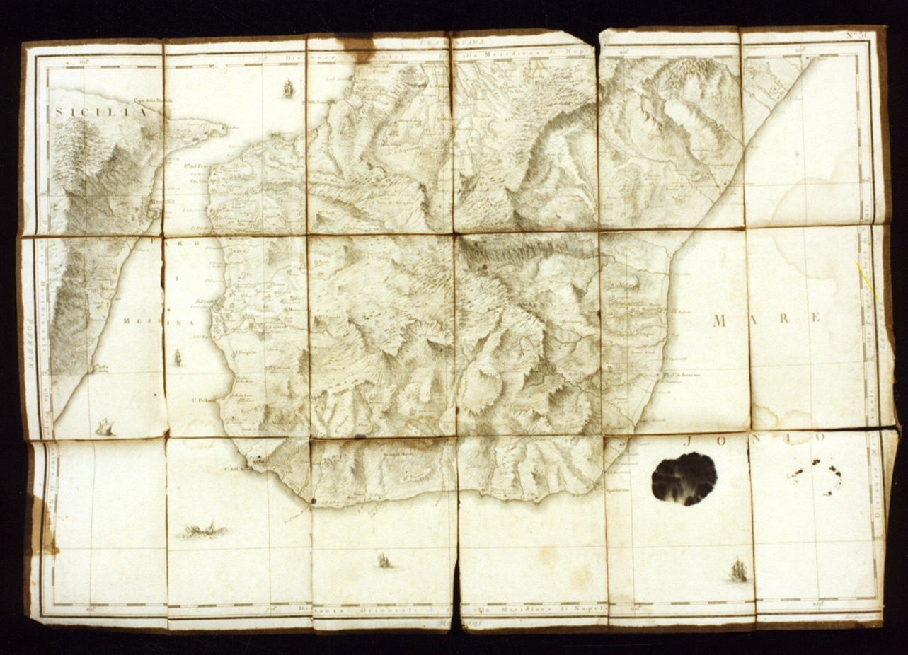 carta geografica di una provincia del Regno di Napoli (stampa) di Guerra Giuseppe (sec. XVIII)