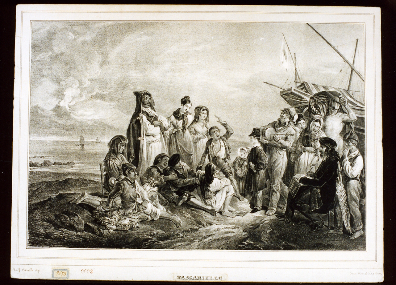 pascariello (stampa) di Wenzel Francesco (prima metà sec. XIX)