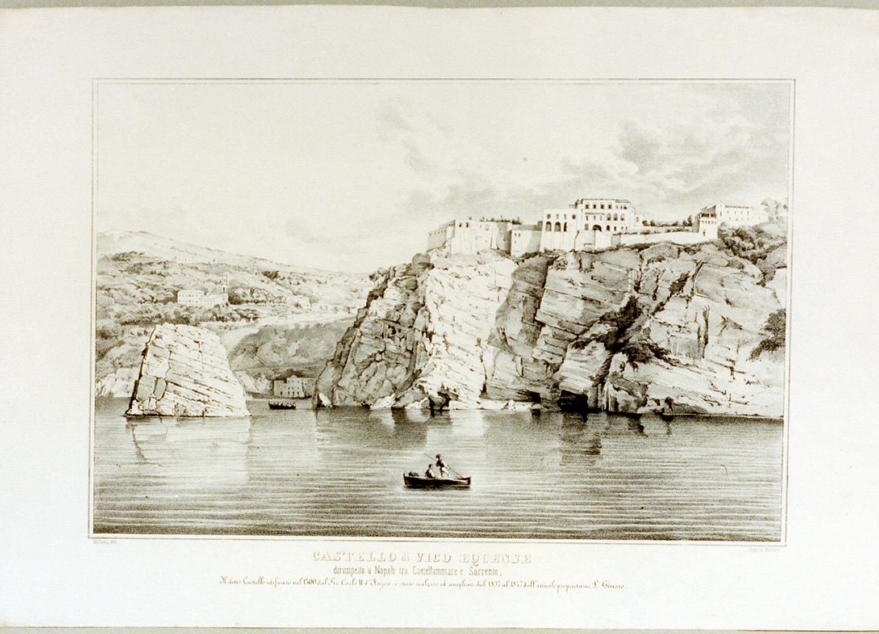 veduta di città (stampa) - ambito italiano (sec. XIX)