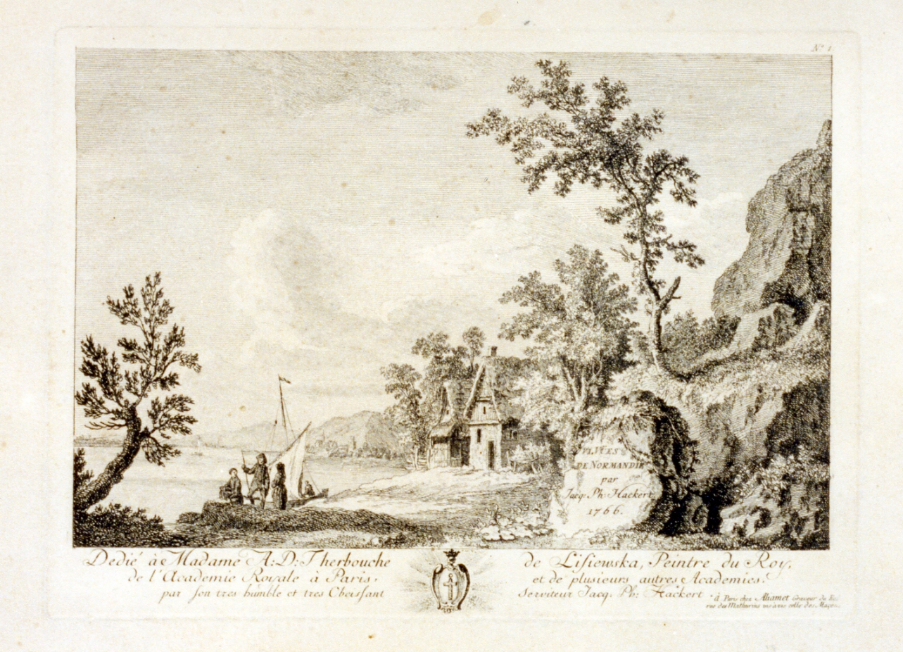 paesaggio (stampa) di Hackert Philipp (sec. XVIII)