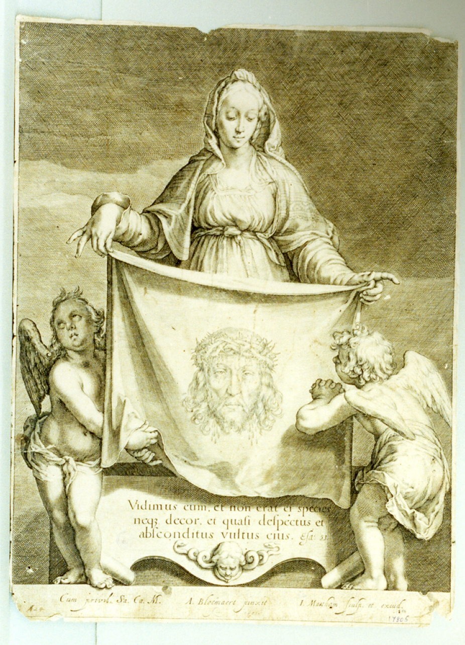Veronica (stampa) di Bloemaert Abraham, Matham Jacob (sec. XVII)