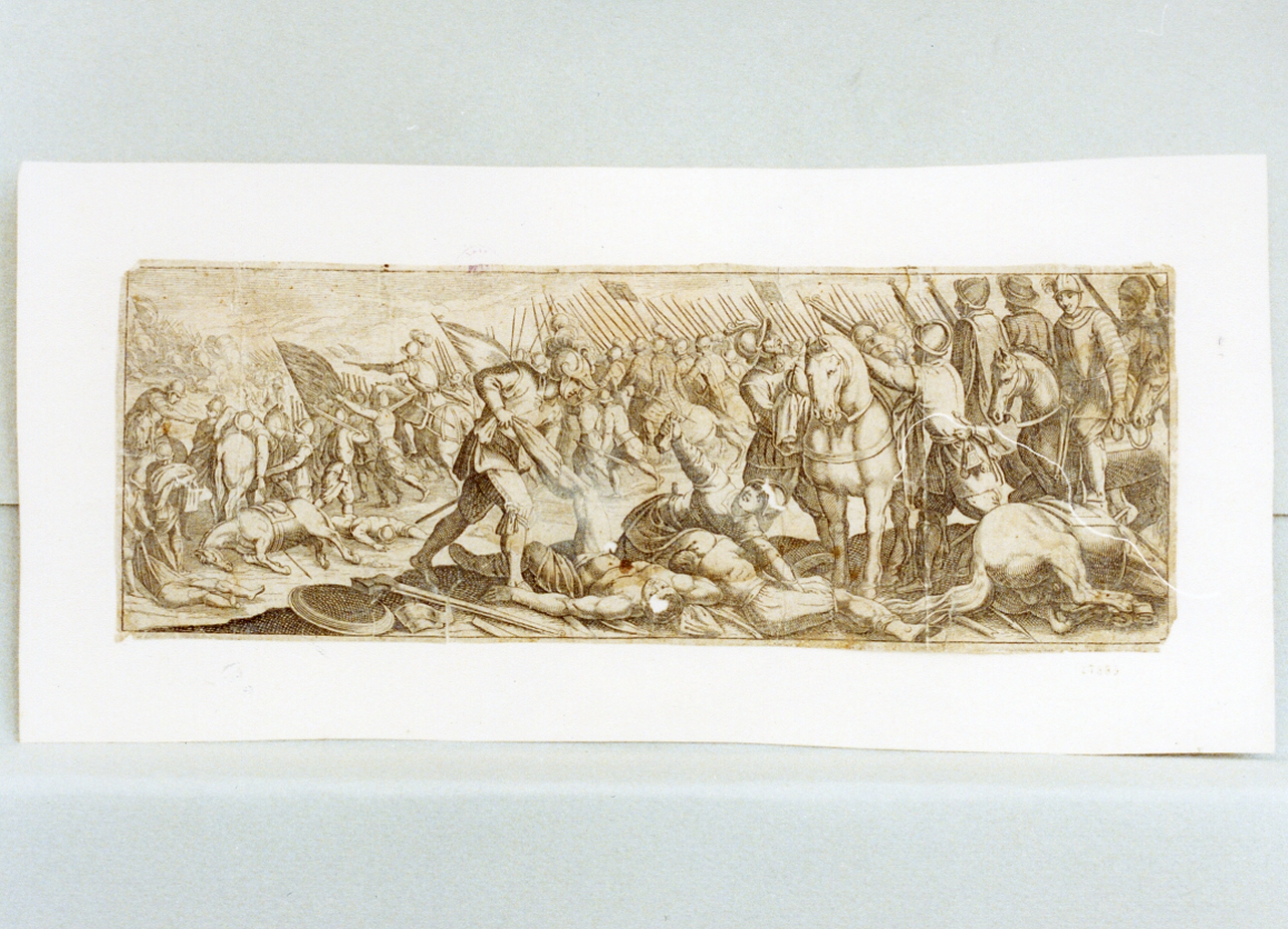 scena di battaglia (stampa) di Tempesta Antonio (secc. XVI/ XVII)