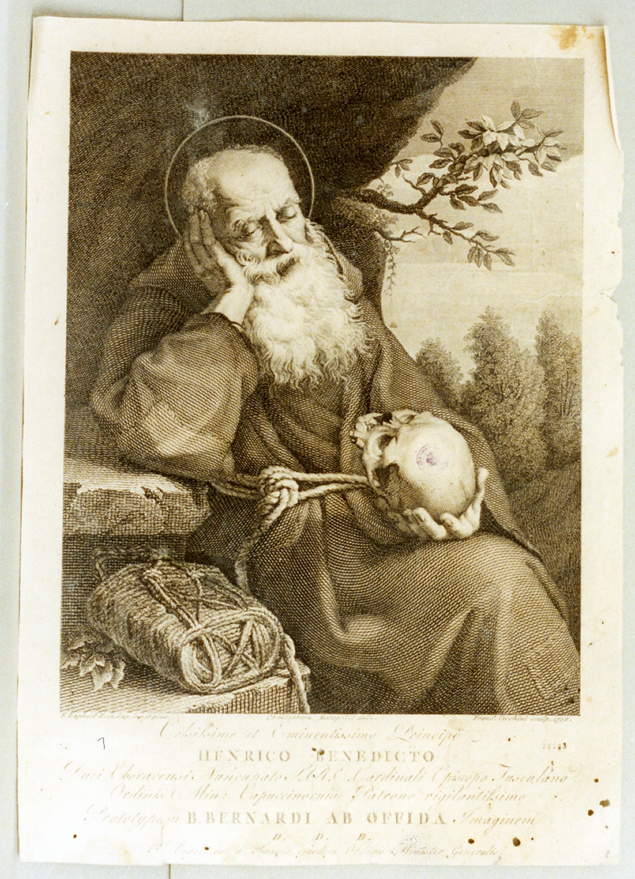 beato (stampa) di Cecchini Francesco (sec. XVIII)