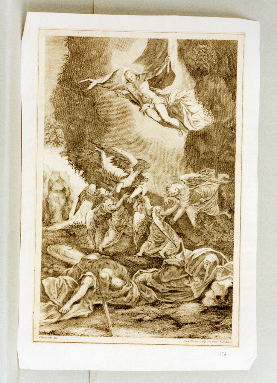 resurrezione di Cristo (stampa) di Pitteri Marco Alvise (sec. XVIII)