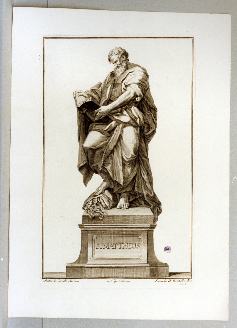 figura maschile (stampa) di Bombelli Pietro Leone, Rusconi Camillo (secc. XVIII/ XIX)